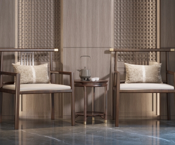 New Chinese Style Lounge Chair-ID:911452051