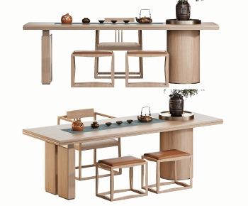 New Chinese Style Tea Tables And Chairs-ID:463684082