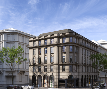 European Style Appearance Of Commercial Building-ID:933478125