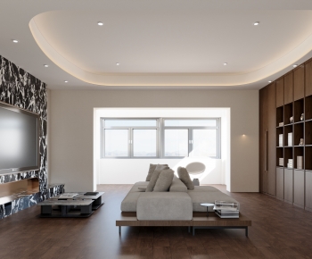 Modern A Living Room-ID:718456035