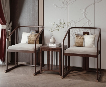 New Chinese Style Lounge Chair-ID:571738005