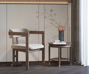 New Chinese Style Lounge Chair-ID:399701127