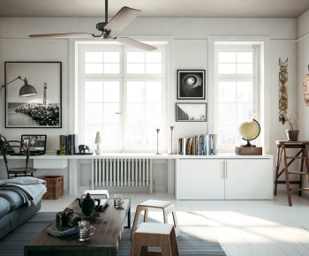 Modern A Living Room-ID:923709922