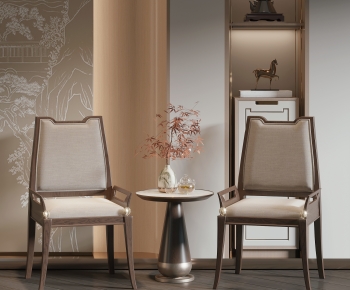 New Chinese Style Lounge Chair-ID:257015946