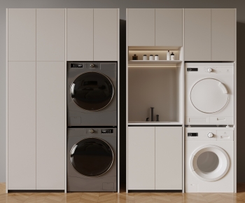 Modern Laundry Cabinet-ID:928463944