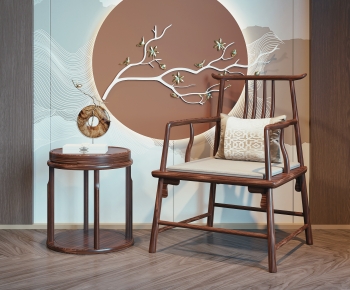 New Chinese Style Lounge Chair-ID:229361126