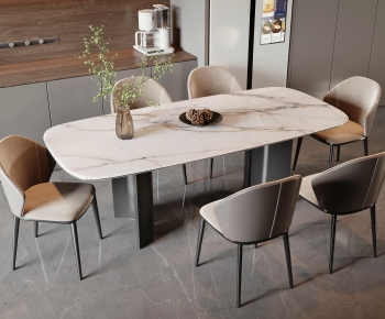 Modern Dining Table And Chairs-ID:512150056