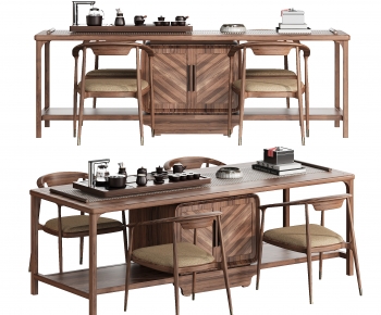 New Chinese Style Tea Tables And Chairs-ID:802866947