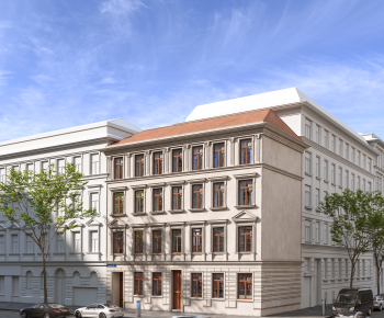 European Style Appearance Of Commercial Building-ID:179778104