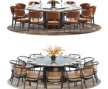 New Chinese Style Dining Table And Chairs-ID:355665922