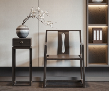 New Chinese Style Lounge Chair-ID:348818063