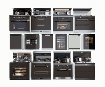 Modern Kitchen Electric Gas Range-ID:685717116