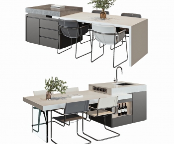 Modern Dining Table And Chairs-ID:420252086