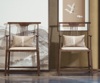 New Chinese Style Lounge Chair-ID:258167034