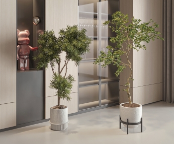 Modern Ground Green Plant Potted Plants-ID:890149123