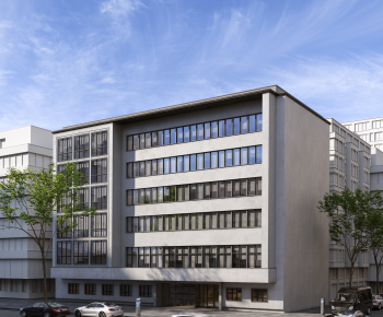 European Style Appearance Of Commercial Building-ID:281745918