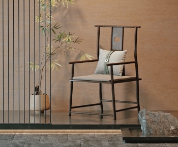 New Chinese Style Lounge Chair-ID:651741989