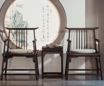 New Chinese Style Lounge Chair-ID:514475115