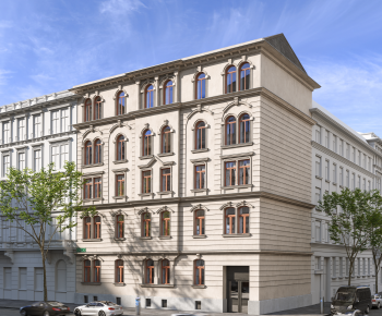 European Style Appearance Of Commercial Building-ID:288352971