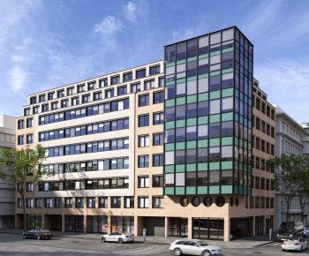 European Style Appearance Of Commercial Building-ID:867970074