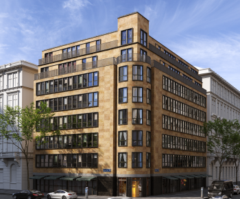 European Style Appearance Of Commercial Building-ID:691823014