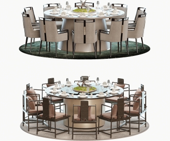 New Chinese Style Dining Table And Chairs-ID:536473042