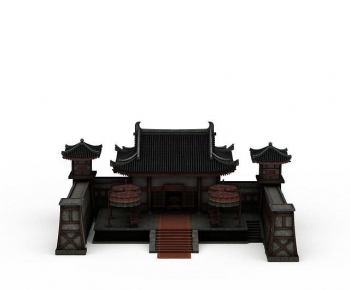 Chinese Style Ancient Architectural Buildings-ID:799570179