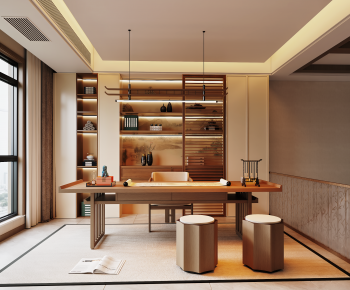 New Chinese Style Study Space-ID:876219039