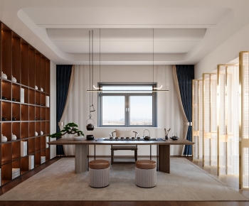 New Chinese Style Tea House-ID:694993975