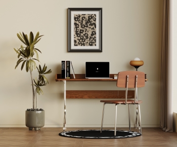 Modern Computer Desk And Chair-ID:137161974