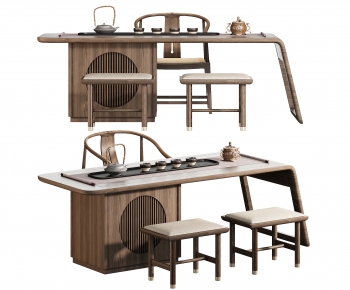 New Chinese Style Tea Tables And Chairs-ID:112045052