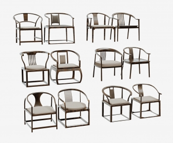 New Chinese Style Lounge Chair-ID:633315092