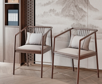 New Chinese Style Lounge Chair-ID:437091118