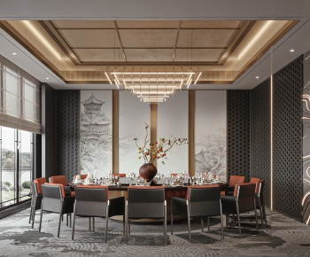 新中式餐厅包厢-ID:598387008