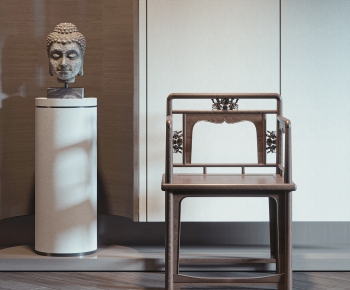 New Chinese Style Lounge Chair-ID:288703927