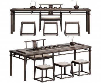 New Chinese Style Tea Tables And Chairs-ID:118114957