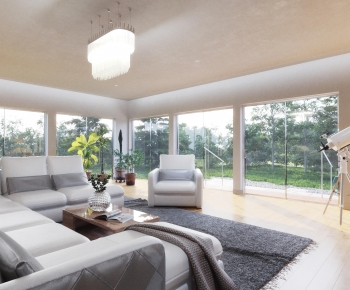 Modern A Living Room-ID:210859068