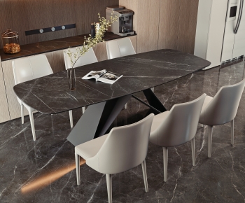 Modern Dining Table And Chairs-ID:884511951