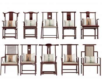 New Chinese Style Lounge Chair-ID:537982945