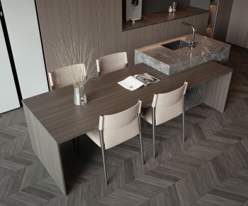 Modern Dining Table And Chairs-ID:793979273