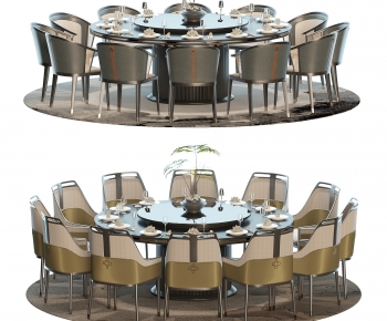 New Chinese Style Dining Table And Chairs-ID:454946046