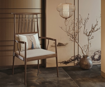 New Chinese Style Lounge Chair-ID:473529102