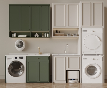 French Style Laundry Cabinet-ID:798691993