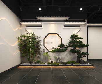 New Chinese Style Landscape Wall-ID:367723941