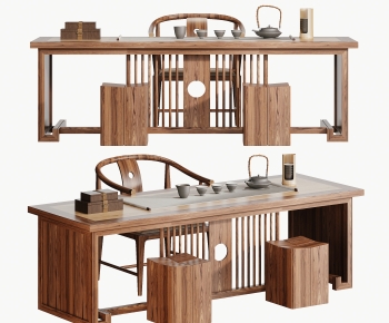 New Chinese Style Tea Tables And Chairs-ID:981710015