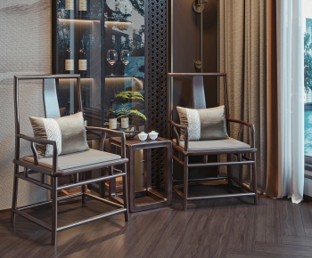 New Chinese Style Lounge Chair-ID:967236042