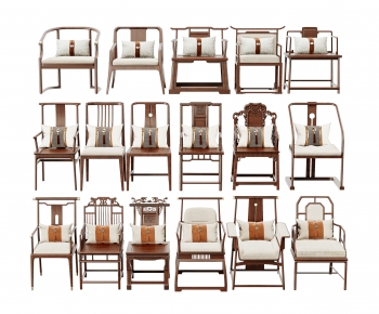 New Chinese Style Lounge Chair-ID:891144045