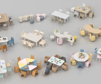 Modern Children's Table/chair-ID:115232943