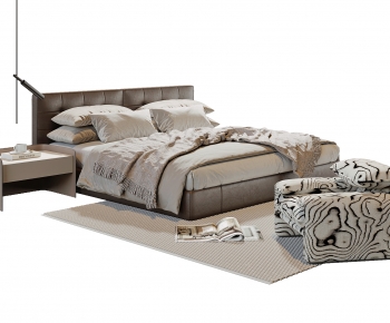 Modern Double Bed-ID:232906102