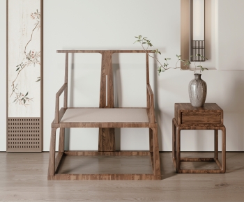 New Chinese Style Lounge Chair-ID:280457025